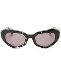 Vivienne Westwood - Logo-plaque Angular-frame Sunglasses - Lyst