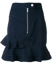 10 Crosby Derek Lam Falda con volantes - Azul