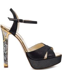 freya rose - Cleopatra Embellished-Heel Sandals - Lyst