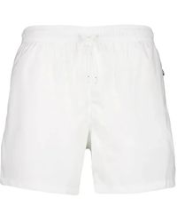 Fedeli - Short De Bain À Patch Logo - Lyst