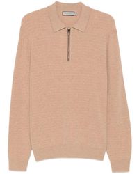 Canali - Half-Zip Polo Shirt - Lyst