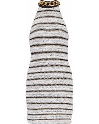 Balmain - Tweed Mini-jurk - Lyst