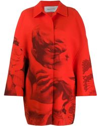 Valentino Garavani - X Undercover Lovers Print Oversized Coat - Lyst