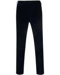 PT Torino - Slim-Fit Velvet Trousers - Lyst