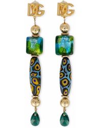 Dolce & Gabbana - Drop-bead Clip-on Earrings - Lyst