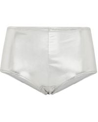 Dolce & Gabbana - Low-Rise Foiled Briefs - Lyst