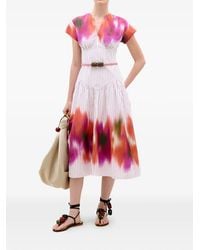 Silvia Tcherassi - Antia Striped-Print Dress - Lyst