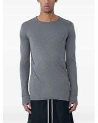 Rick Owens - T-Shirt Met Ronde Hals En Lange Mouwen - Lyst