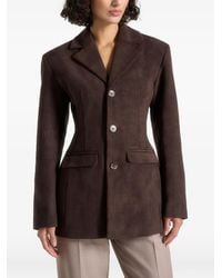 Manière De Voir - Blazer Cintré Claire À Épaules Amples - Lyst