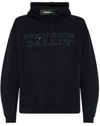 DSquared² - Sudadera De Algodón Con Capucha Y Logo - Lyst