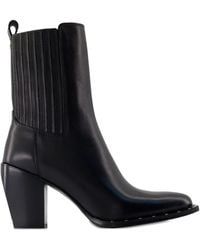 Golden Goose - Debbie Pointed-Toe Ankle Boots - Lyst