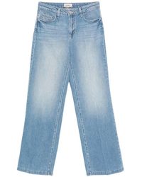 L'Agence - Scottie Faded-Wash Jeans - Lyst