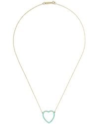 Jennifer Meyer - 18Kt Large Open Heart Pendant Necklace - Lyst