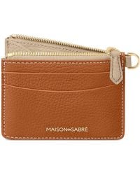 Maison De Sabre - Zipped Leather Card Holder - Lyst