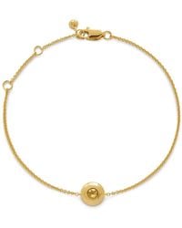 Monica Vinader - 18Kt Vermeil November Birthstone Bracelet - Lyst