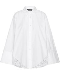 ROTATE BIRGER CHRISTENSEN - Oversized Lace Shirt - Lyst