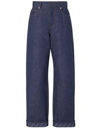Fendi - Five-Pockets Denim Jeans - Lyst