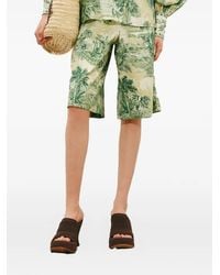ALÉMAIS - Sara Graphic-Print Shorts - Lyst