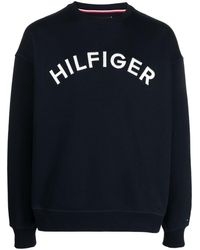 Tommy Hilfiger - フロックロゴ スウェットシャツ - Lyst