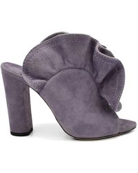 Jimmy Choo - Haile Ruffle-Detail Sandals - Lyst