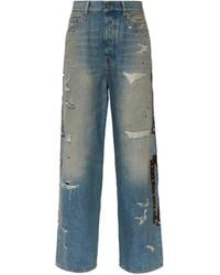 Amiri - Bones Jeans Met Studs - Lyst