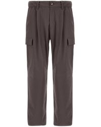 Herno - Melange-Effect Pleated Trousers - Lyst
