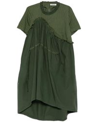 Henrik Vibskov - Bon Chalant Striped Ruffled Dress - Lyst
