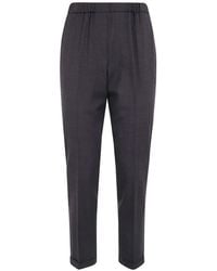 Antonelli - Elasticated-Waistband Trousers - Lyst