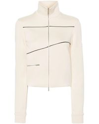 Ferragamo - Logo-Patch Track Bomber Jacket - Lyst