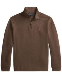 Polo Ralph Lauren - Estate-Rib Quarter-Zip Sweater - Lyst