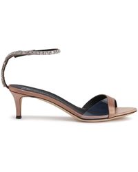 Giuseppe Zanotti - 50Mm Leeah Crystal Sandals - Lyst