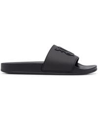 Palm Angels - Monogram-Embossed Slides - Lyst