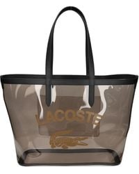 Lacoste - Anna Logo Graphic Tote Bag - Lyst