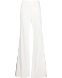 Alberta Ferretti - High-Waisted Flared Trousers - Lyst