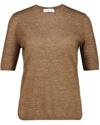 Gabriela Hearst - Chryse Short-Sleeve Sweater - Lyst