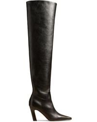 KHAITE - Marfa 90 Leather Knee-high Boots - Lyst