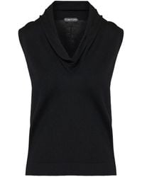 Tom Ford - Cowl-Neck Sleeveless Top - Lyst