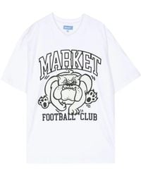 Market - Offensive Line Uv Cotton T-Shirt - Lyst