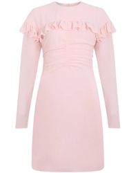 Philosophy Di Lorenzo Serafini - Ruffled Ruched-Waist Mini Dress - Lyst