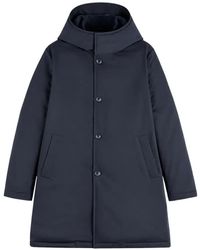 Fay - Hooded Button-Up Coat - Lyst