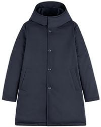 Fay - Hooded Button-Up Coat - Lyst