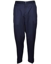 Brando - Pleated Turn-Up Trousers - Lyst