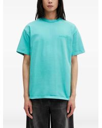No Problemo - Logo-Embroidered Straight Fit T-Shirt - Lyst