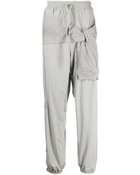 Maison Mihara Yasuhiro - Layered-Design Drawstring Track Pants - Lyst
