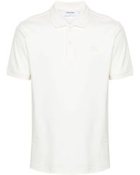 Calvin Klein - Jersey-Poloshirt mit Logo-Patch - Lyst