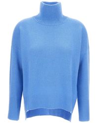 Lisa Yang - Heavy-Knit Asymmetric-Hem Sweater - Lyst