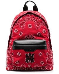 Amiri - Bandanna-Embroidered Backpack - Lyst