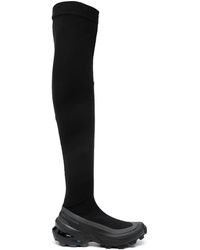 MM6 MAISON MARGIELA X SALOMON - Thigh-Length Chunky Boots - Lyst