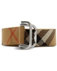 Burberry - Karierter Gürtel - Lyst