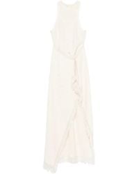 Nanushka - Robe Mi-Longue Rayen À Bords Francs - Lyst